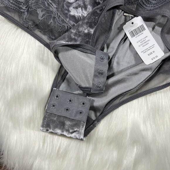 Soma Women's Size Medium Velvet‎ Illusion Excalibur Bodysuit Teddy Lingerie - Picture 10 of 11